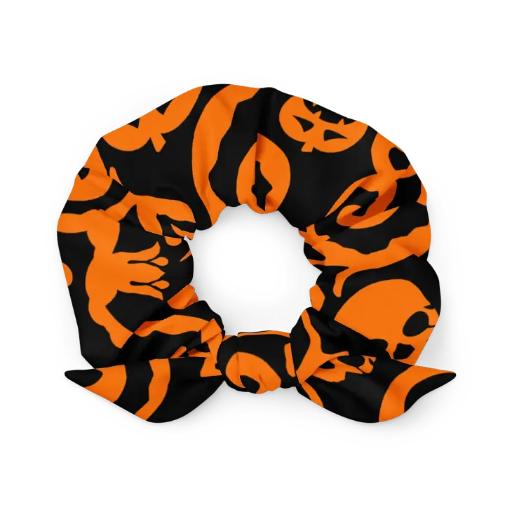 Scary Pumpkins Skull Scrunchie product image (1)