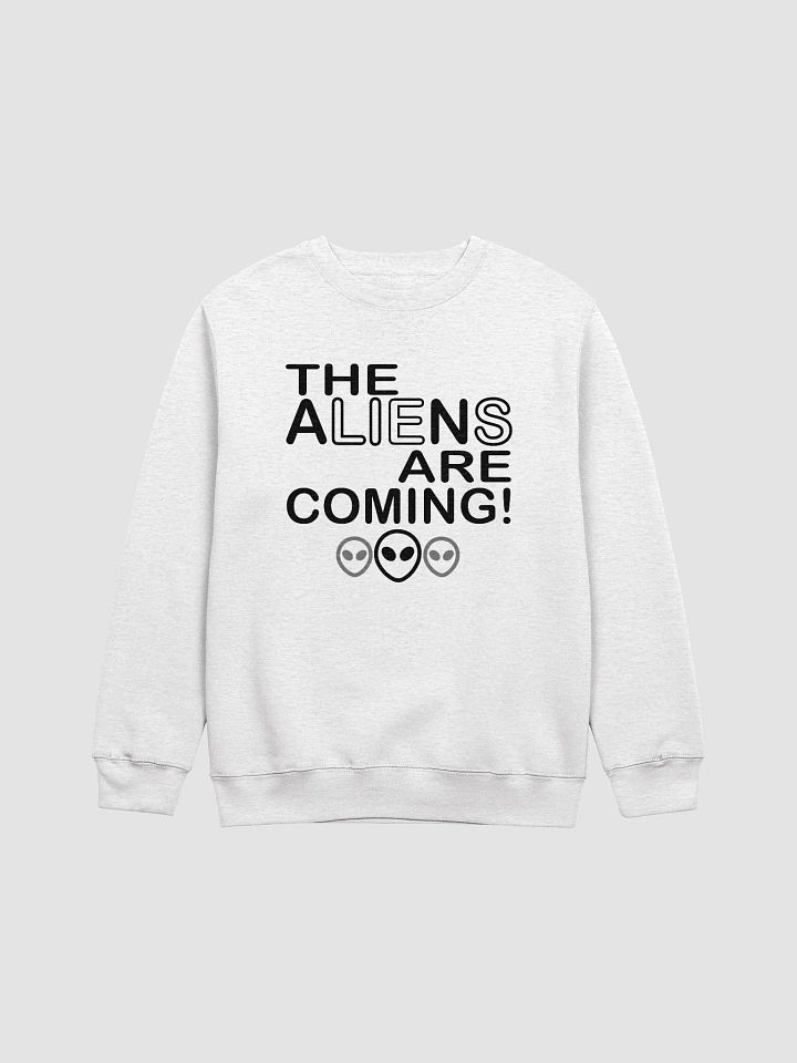 The Aliens Are Coming! - Black - Lane Seven Premium Crewneck Sweatshirt product image (2)