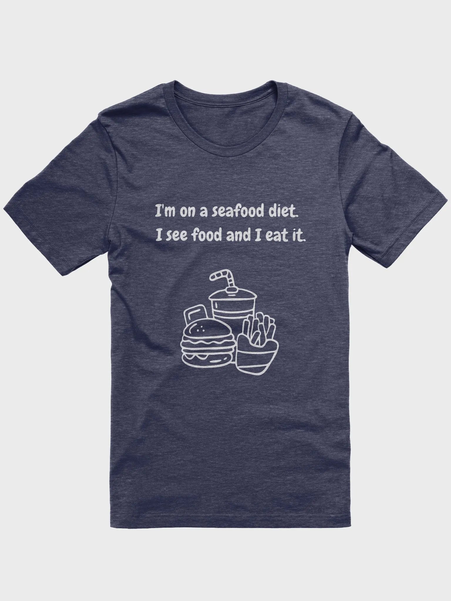 Seafood Diet T-Shirt product image (3)