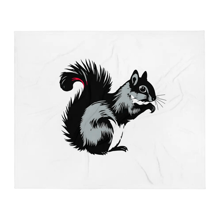 Pooky's Cozy Squirrel Throw Blanket product image (1)