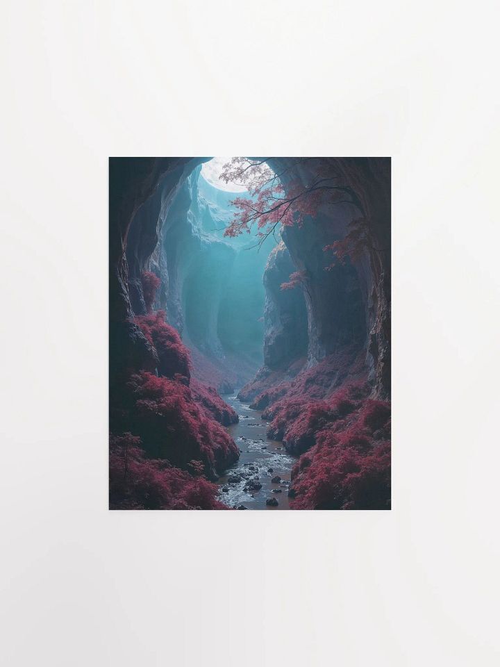 Crimson Valley Matte Poster product image (7)