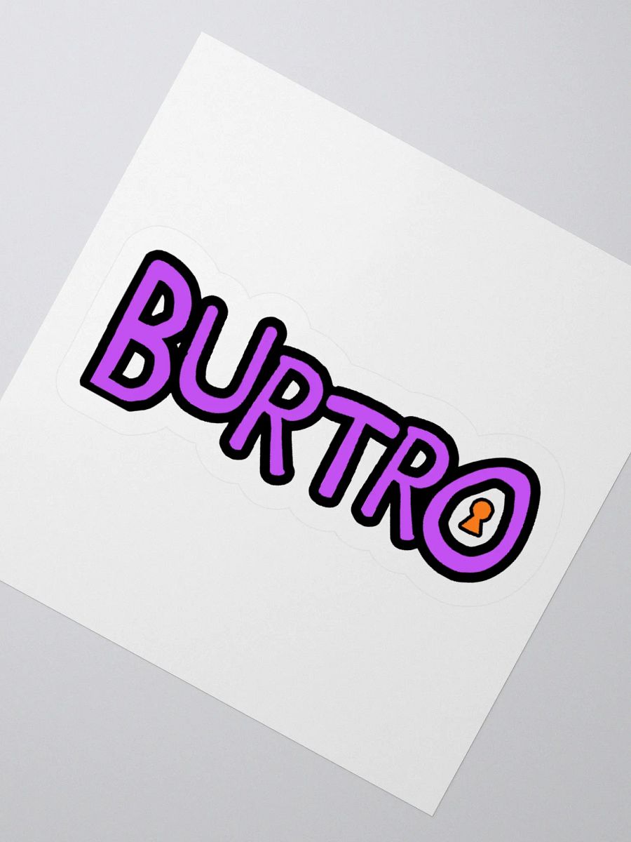 Burtro Logo Sticker product image (3)