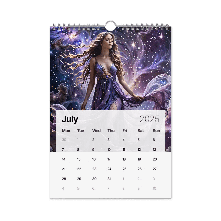 Celestial Goddess in the Cosmic Realm calendar 2025 product image (7)