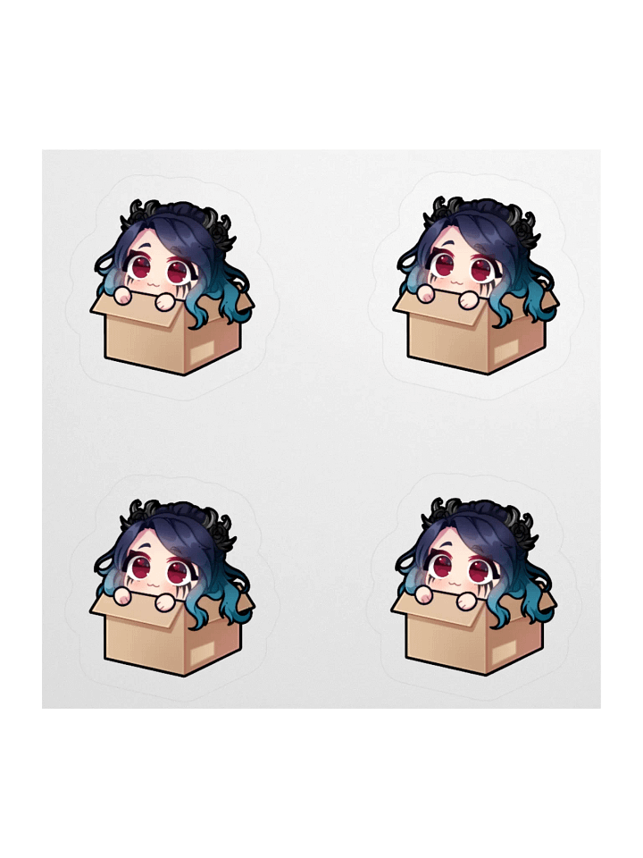 Lily Cyren "In a Box" Kiss-Cut Sticker (x4) product image (1)