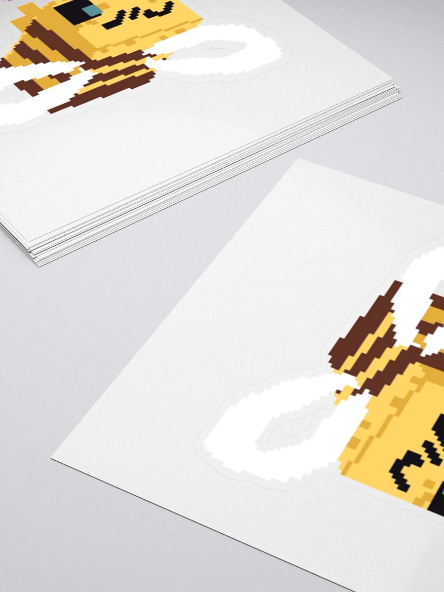 Minecraft bee sticker (nonbinary) product image (4)