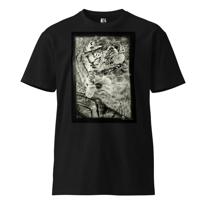 Nashīnasu - 2 Tiger In Love Drawing T-Shirt product image (1)