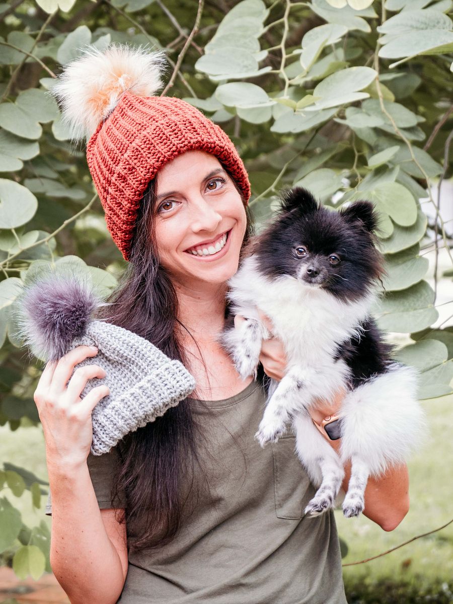 Crochet Knit Purl Hat Video Tutorial (5 Sizes) product image (6)