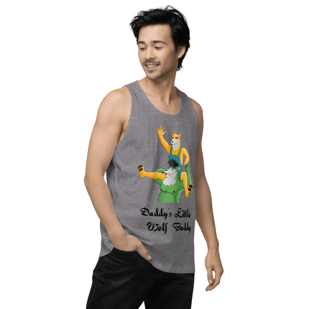 Daddys Little Wolf Buddy Premium Cotton Tank product image (3)