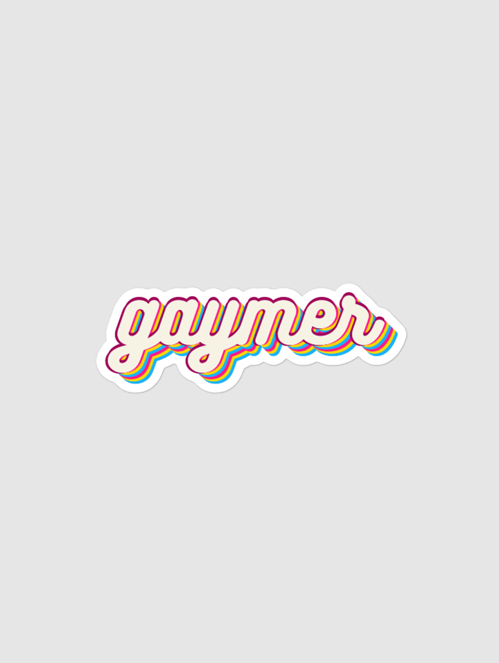 GAYMER STICKER - PANSEXUAL PRIDE product image (1)