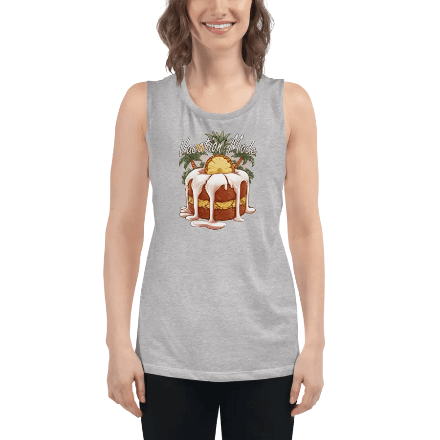 Vacation Mode Pineapple Flowy Women's Tank Top product image (52)