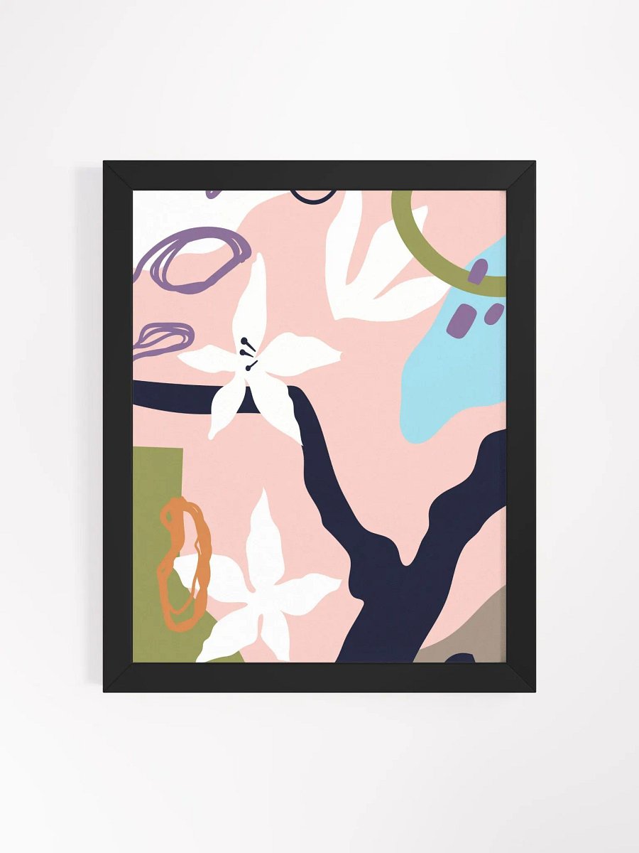 Vibrant Ayous Wood Framed Matte Poster product image (5)