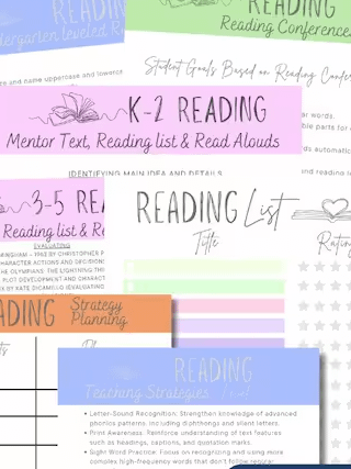 K-5 Reading Resource product image (1)