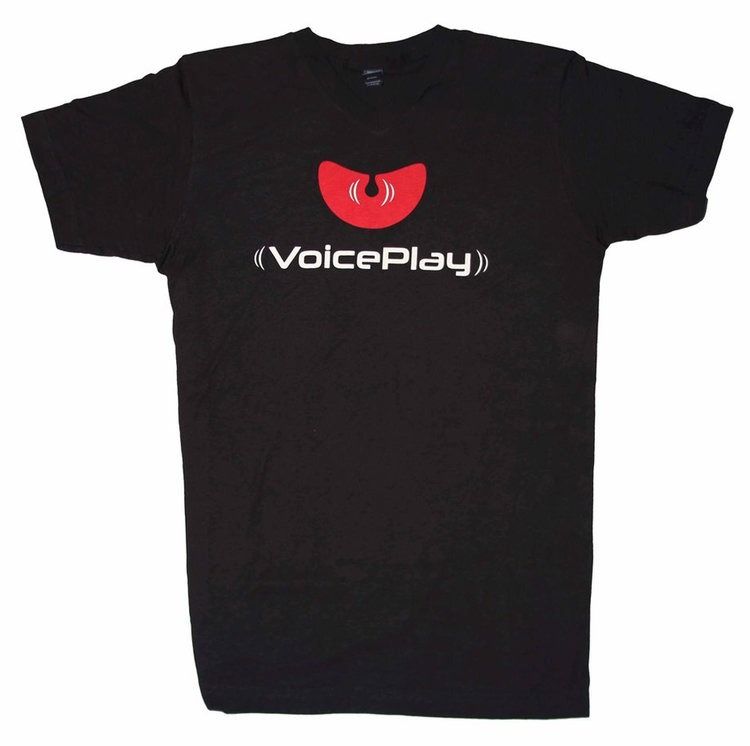 VOICEPLAY ORIGINAL BLACK LOGO T- SHIRT (Limited Supply Remaining) product image (1)