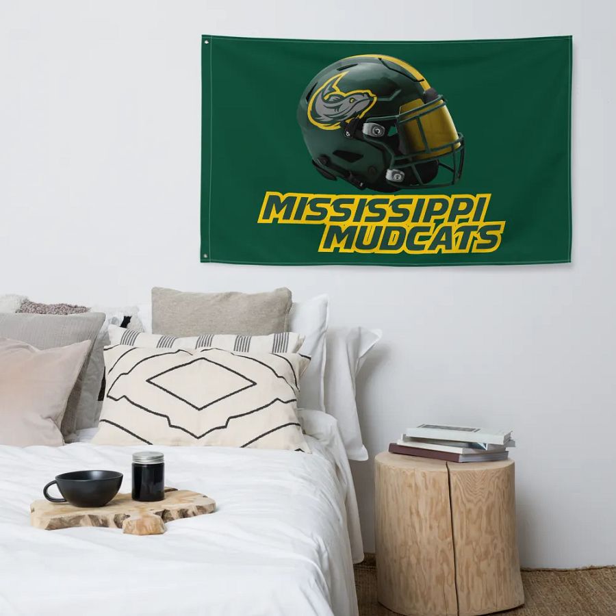 Mississippi Mudcats Team Flag product image (4)