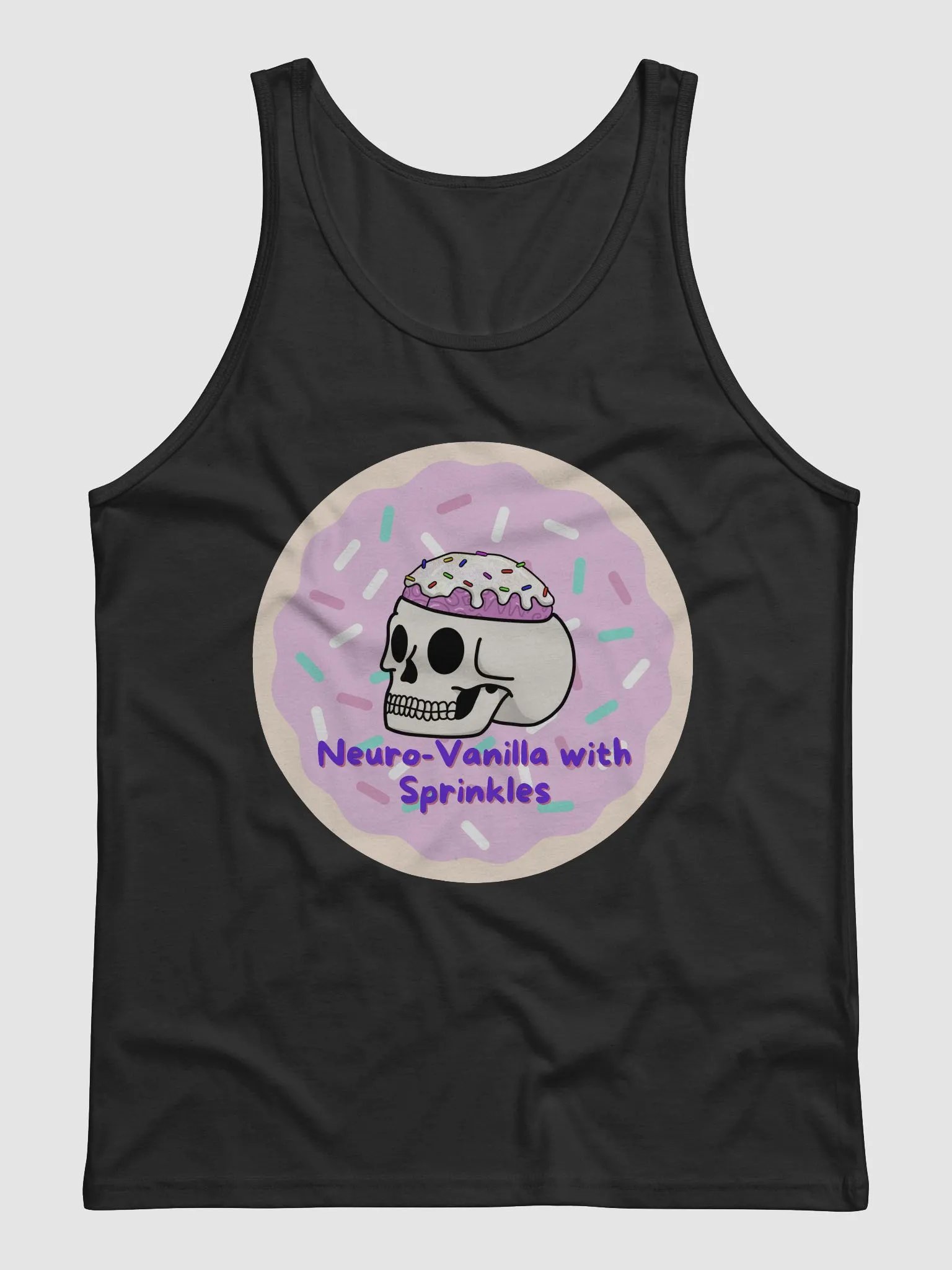Neuro-Vanilla With Sprinkles Men's Tank Top (Ships From USA) product image (1)