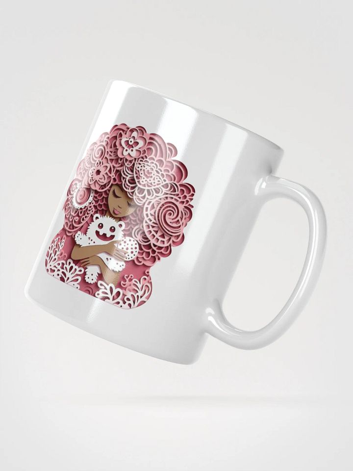 Whimsical Pink Curly Hair Mug product image (5)