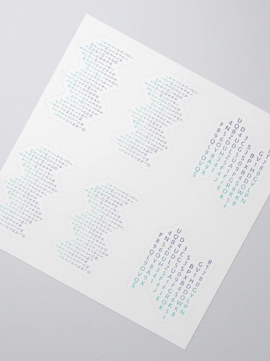 Ra1nfall Sticker Sheet product image (4)