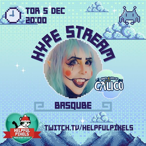 🌟 Inte ens en vecka kvar till insamling!?! 🌟

Vi kör på med en HYPE STREAM med @basqube ❤
📌 Imorgon, Torsdag kl. 20:00!

Låt ...