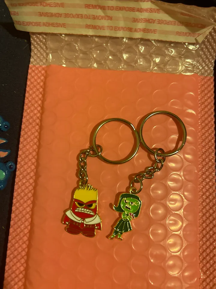 Inside out character keyrings product image (1)