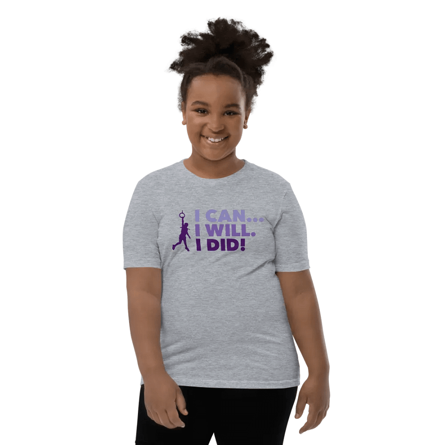 I Can... I Will. I Did! Purple Kids Tee product image (9)