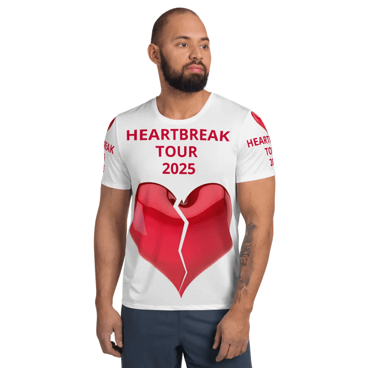 Heartbreak Tour 2025 Athletic T-Shirt product image (1)