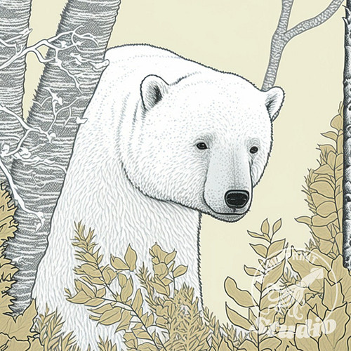 Polar Bear In Trees Printable Digital Wall Art - Digital Download Printable Wall Art -Squid Print Studio

https://www.squidpr...