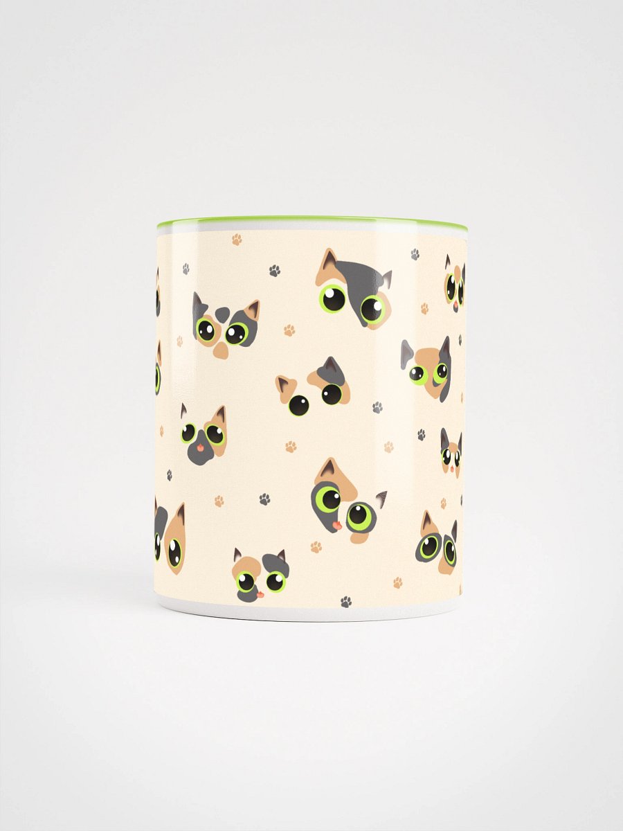 Calico Cat Faces (Green Eyes) Mug product image (5)