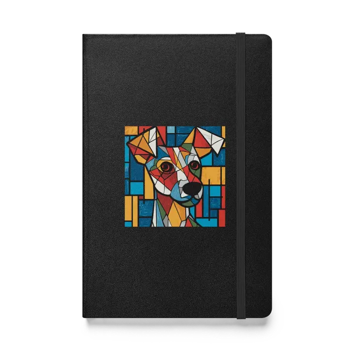 Cubism Dog Illustration Notebook – A Unique Twist on Your IdeasStained Glass Canine Dreams Journal product image (1)