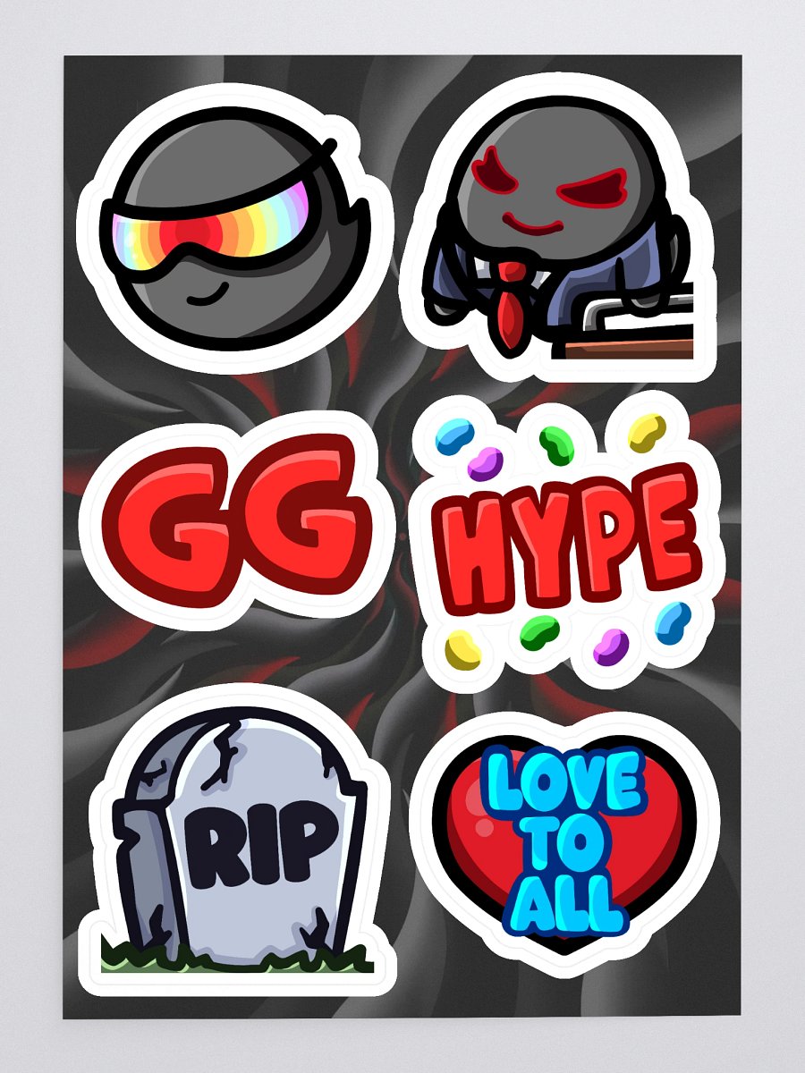 Emote Sticker Sheet 9 product image (2)