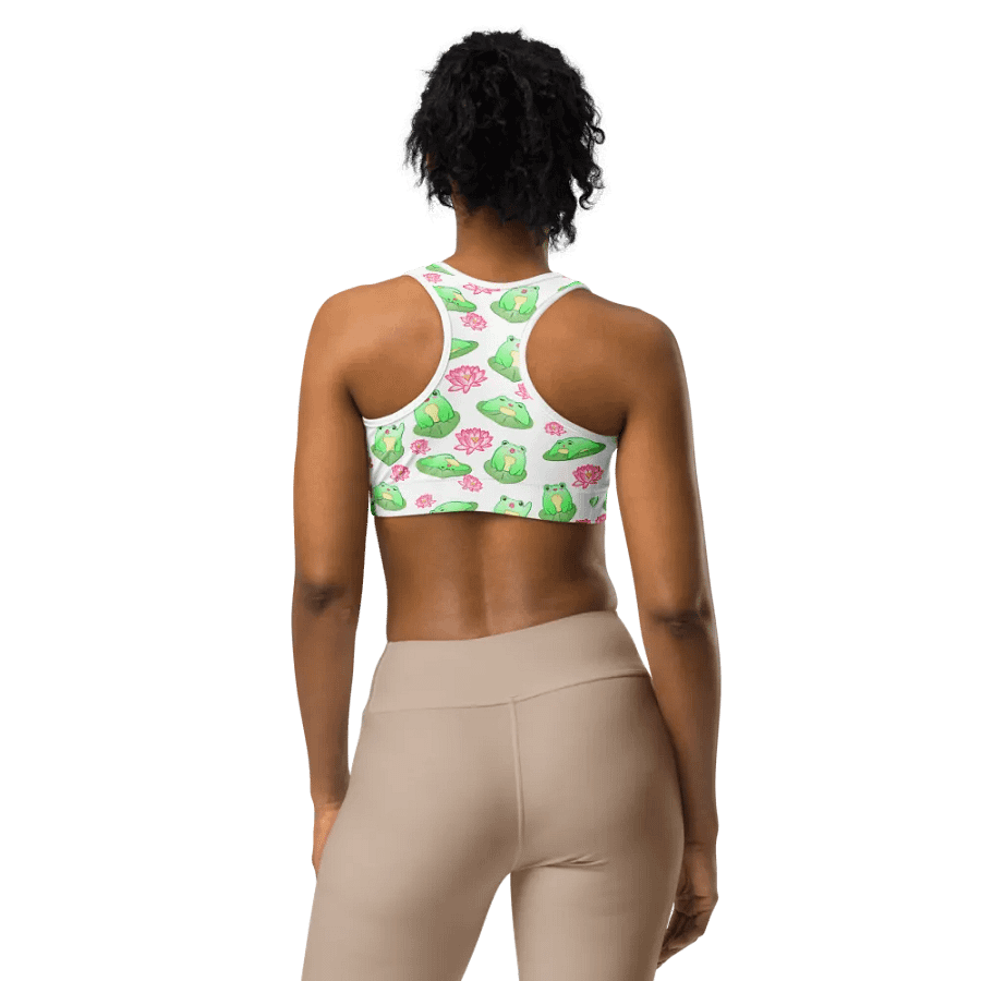 Kawaii Froggie Sports Bra product image (3)