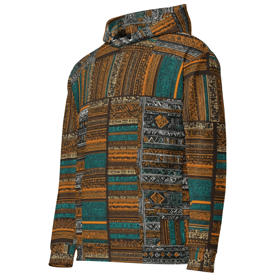 Tribal Ambassador Pattern | Recycled Unisex Hoodie product image (4)
