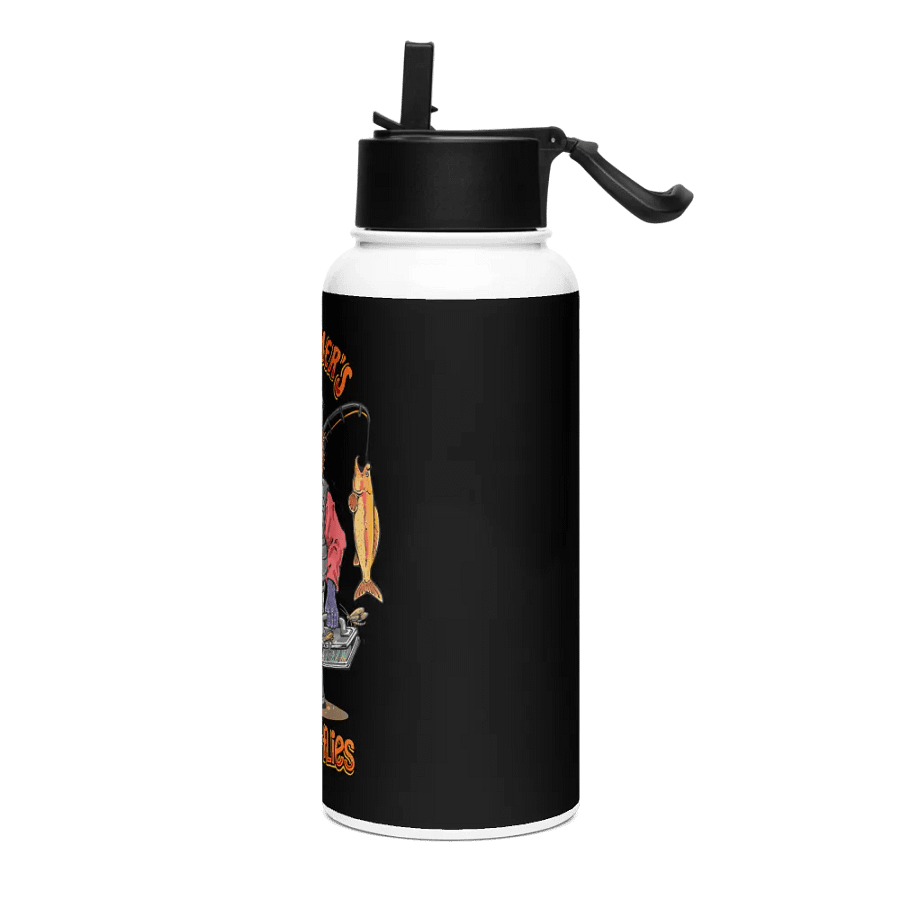 CrazyCramer's Custom Flies Stainless Steel Water Bottle with Straw Lid product image (3)