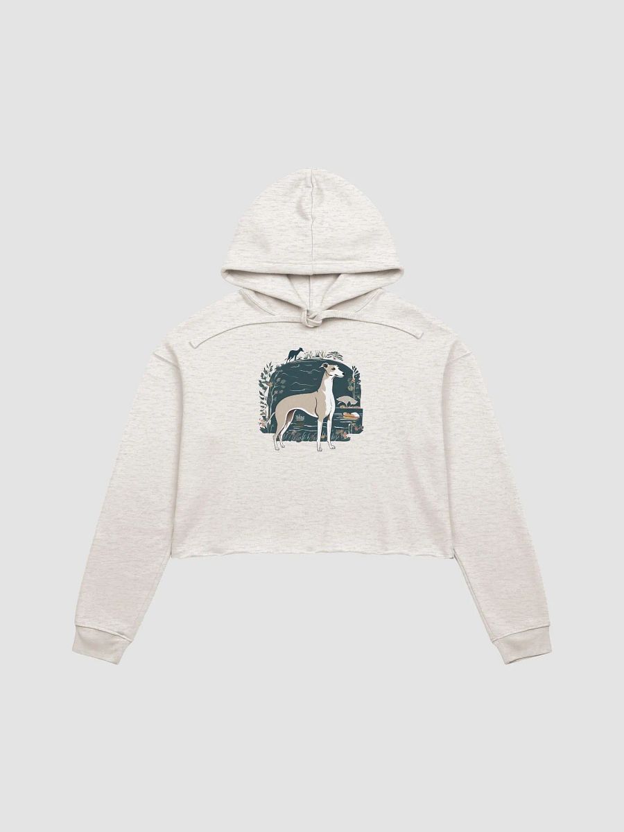 Botanical Greyhound Fleece Crop Hoodie product image (2)
