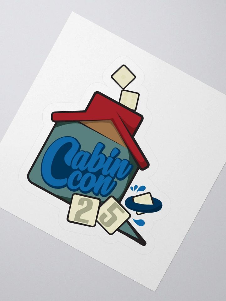 Cabin Con alt logo 2025 Sticker product image (2)