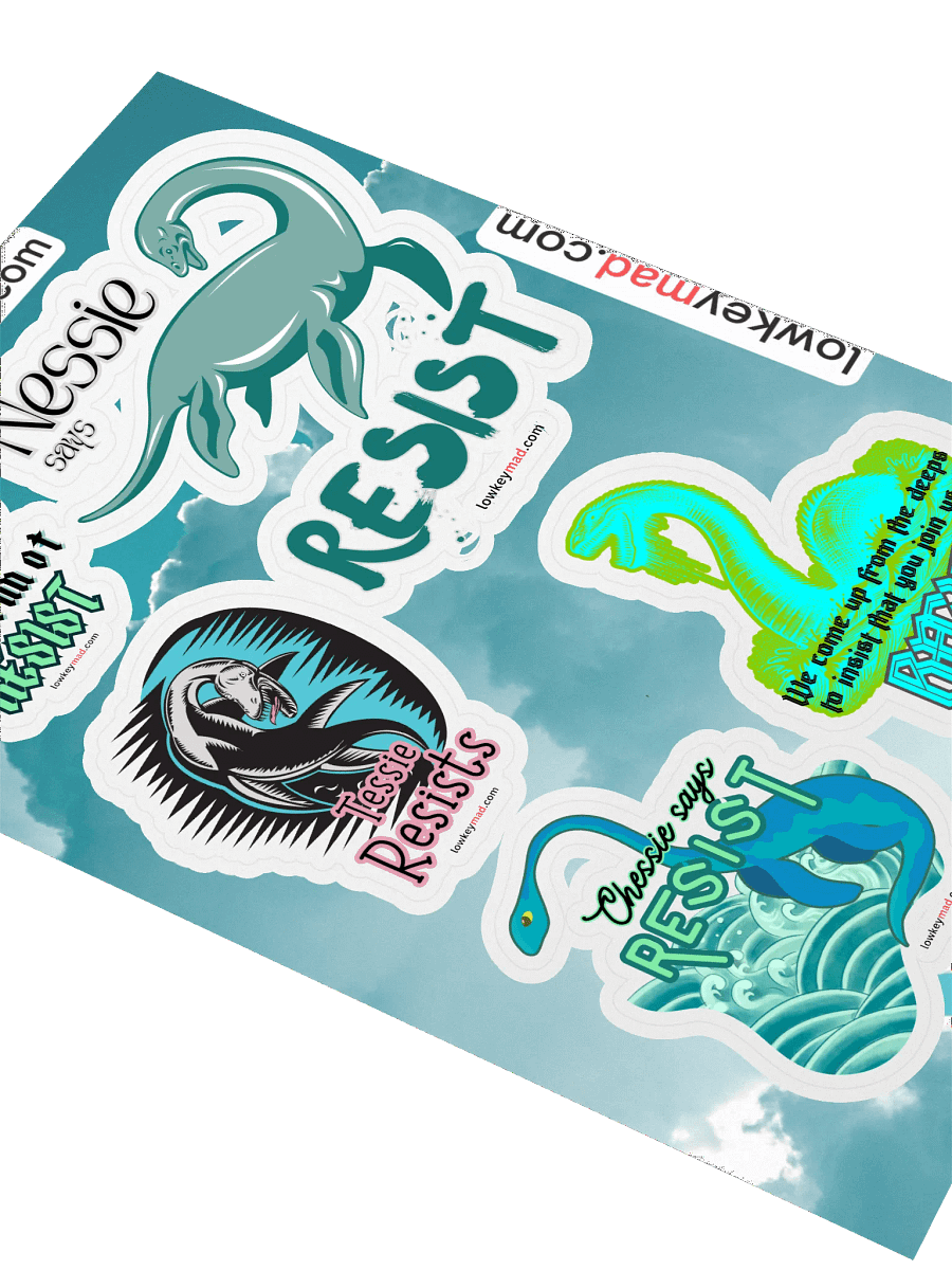 All the Nessies Resist Sticker Sheet product image (2)