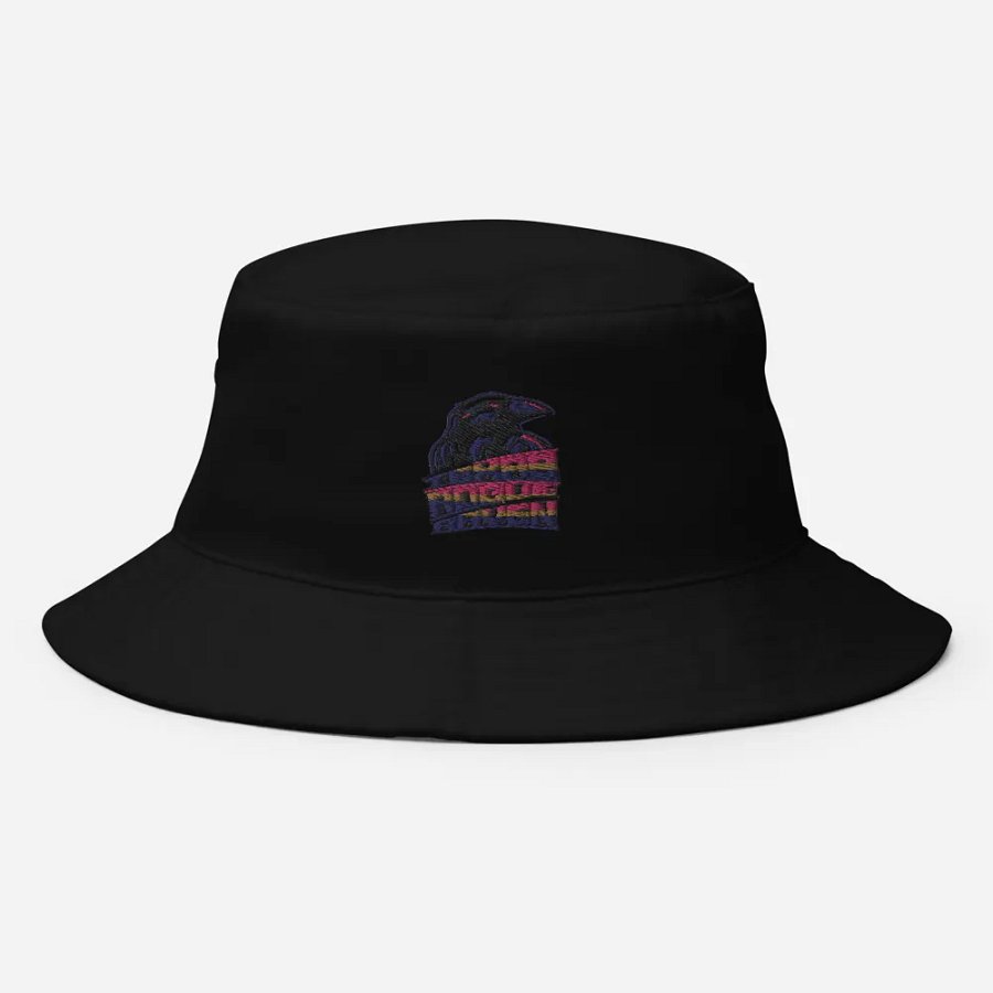 Retro Raven Cotton Bucket Hat product image (8)