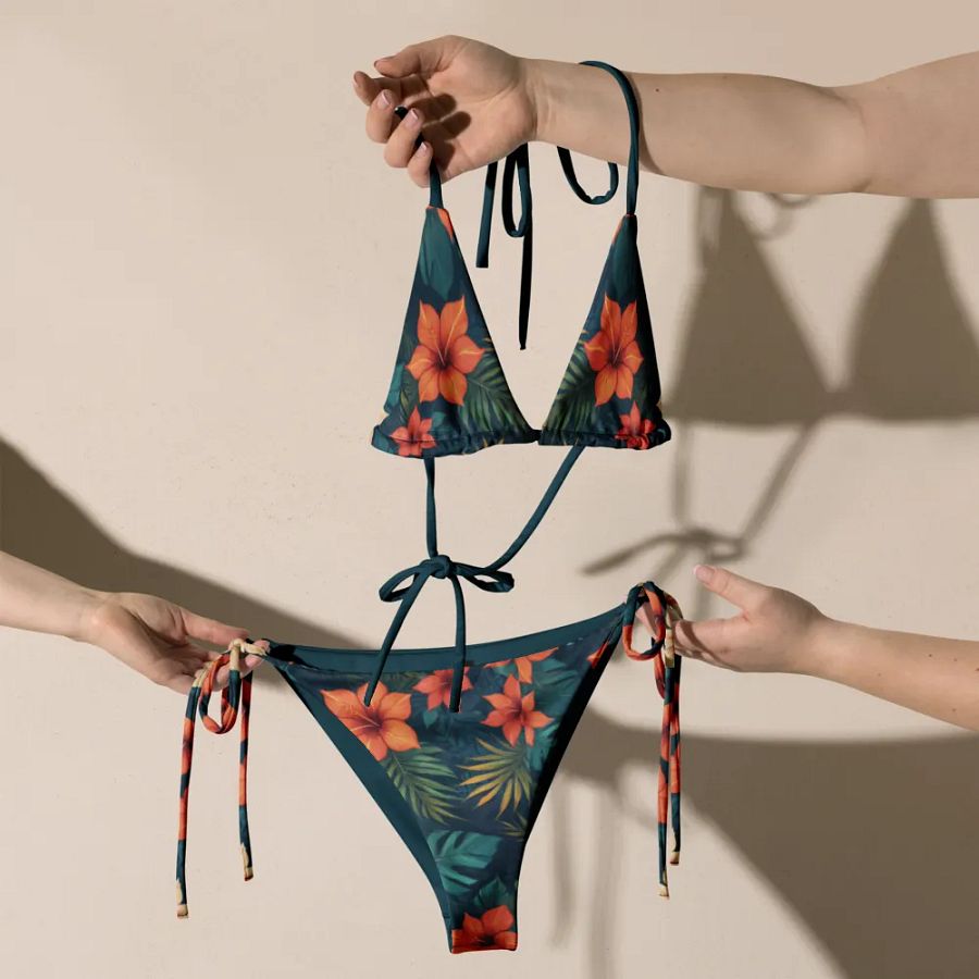 Tropical Blooms Recycled Bikini Set product image (10)