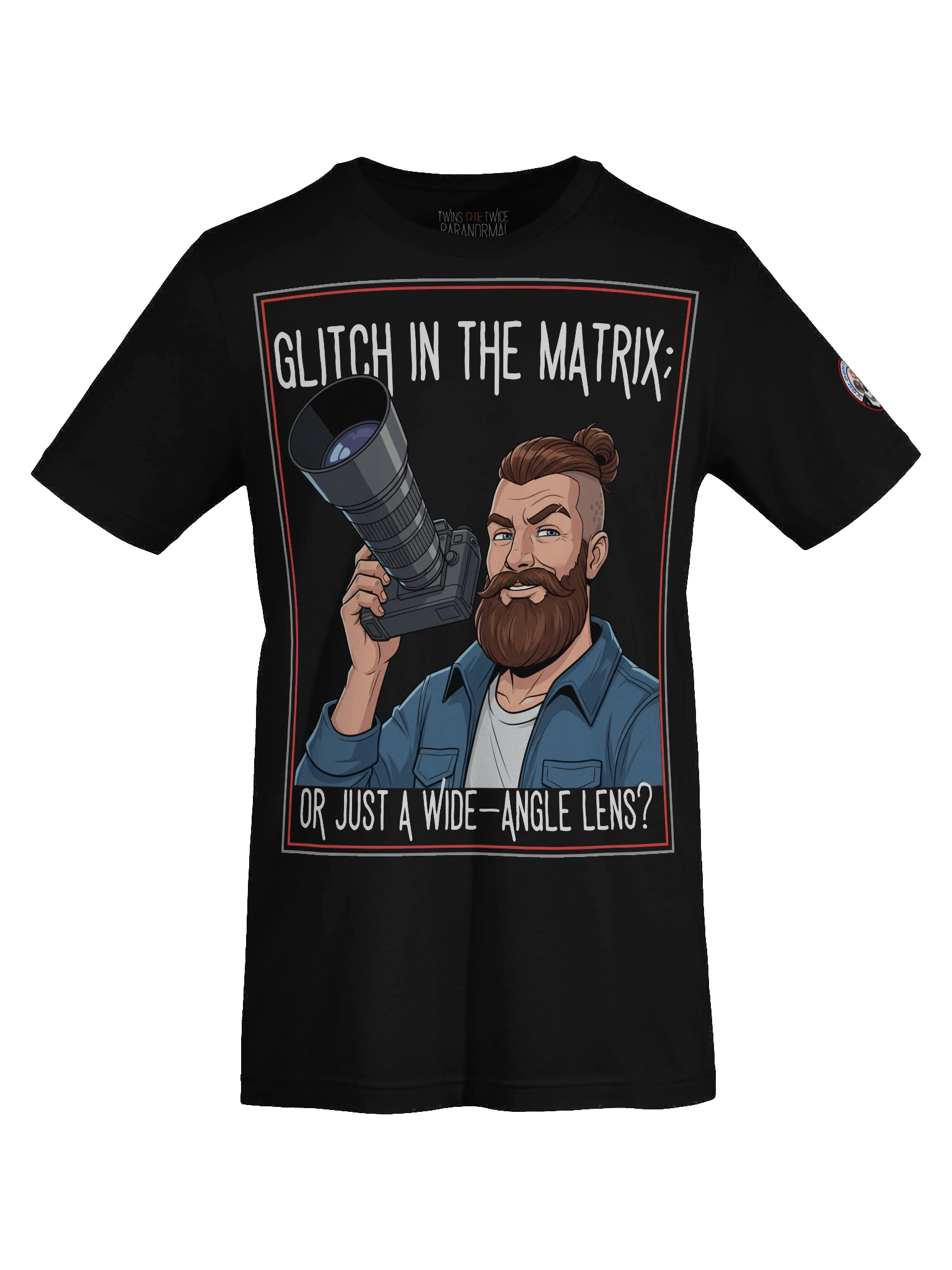 Glitch in the Matrix; or Just a Wide-Angle Lens? Premium Tee product image (7)