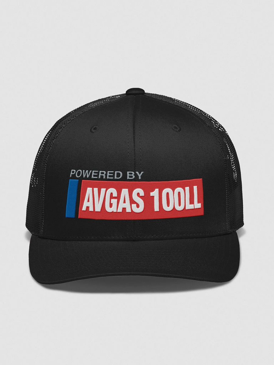 POWERED BY AVGAS 100LL - TRUCKER CAP product image (1)