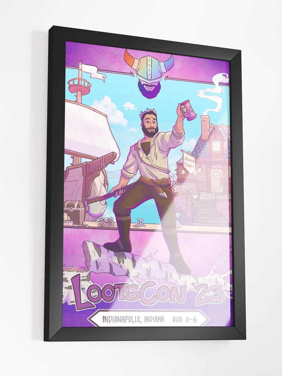Framed LootsCon 2023 Art Print product image (3)