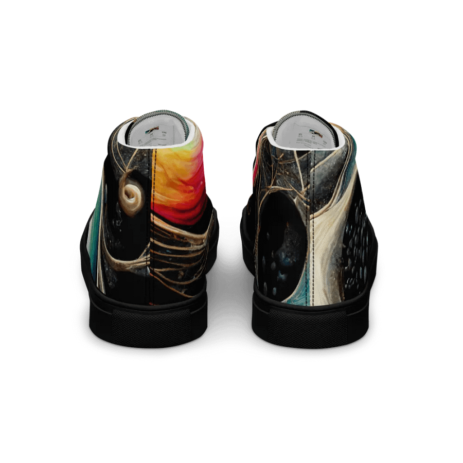 Retro Chic: Handmade Women's High Tops product image (4)