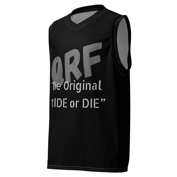 QRF 'RIDE or DIE' Recycled Basketball Jersey product image (1)
