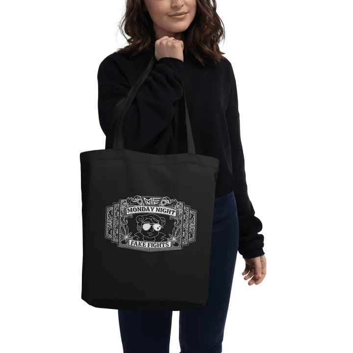 MNFF Championship Belt White Line Black Tote Bag product image (2)