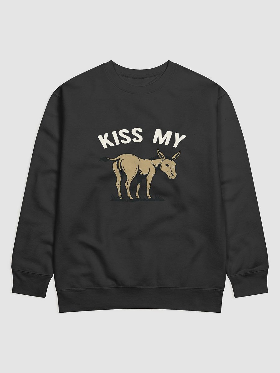 KISS MY – Cozy Donkey Sweatshirt for Low-Tolerance Days product image (1)