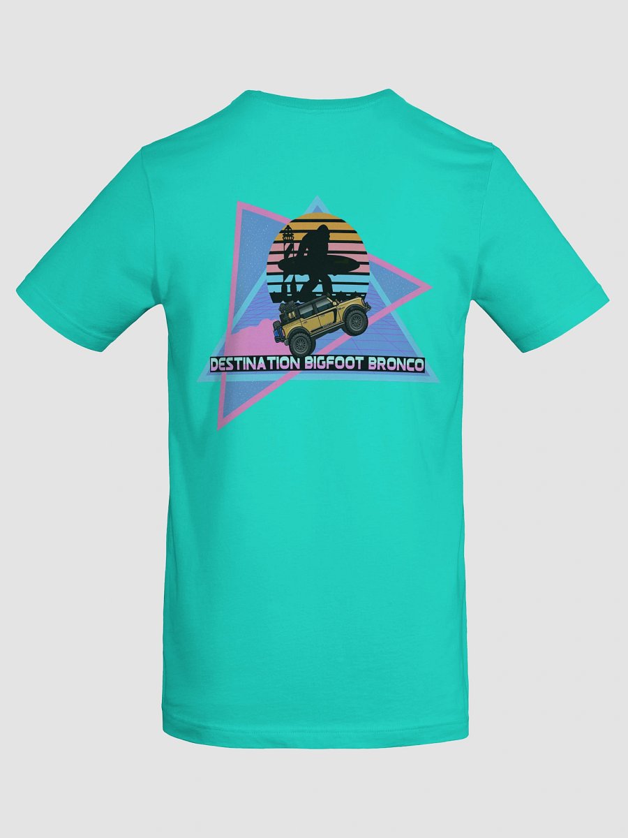 JC Edition Destination Bigfoot Bronco Retro-Inspired T-Shirt (Teal) product image (8)