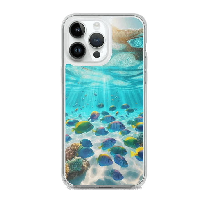 Oceanic MagSafe® Clear Case | AI design the beauty of the underwater world product image (2)
