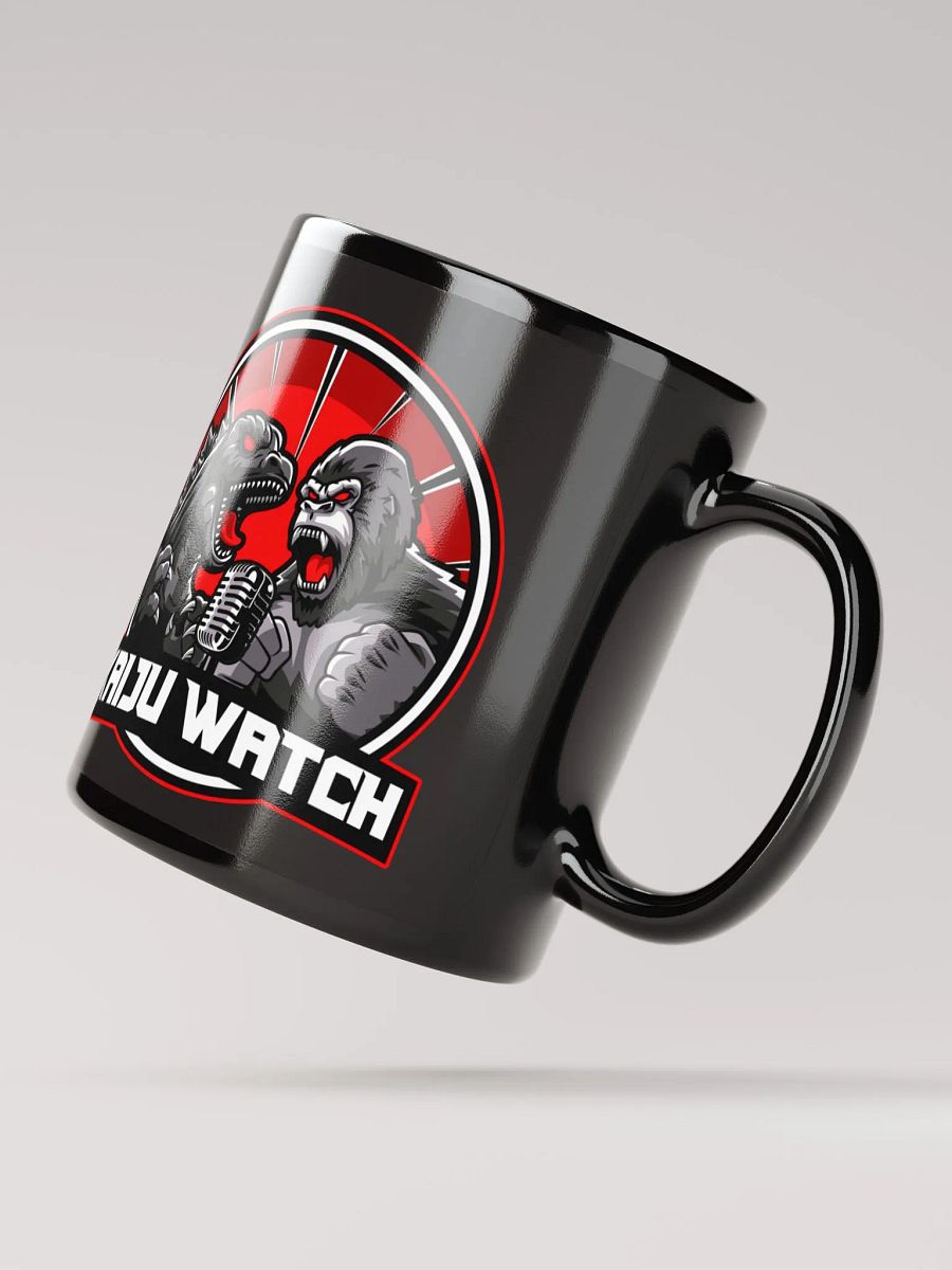 Kaiju Clash Black Glossy Mug product image (4)
