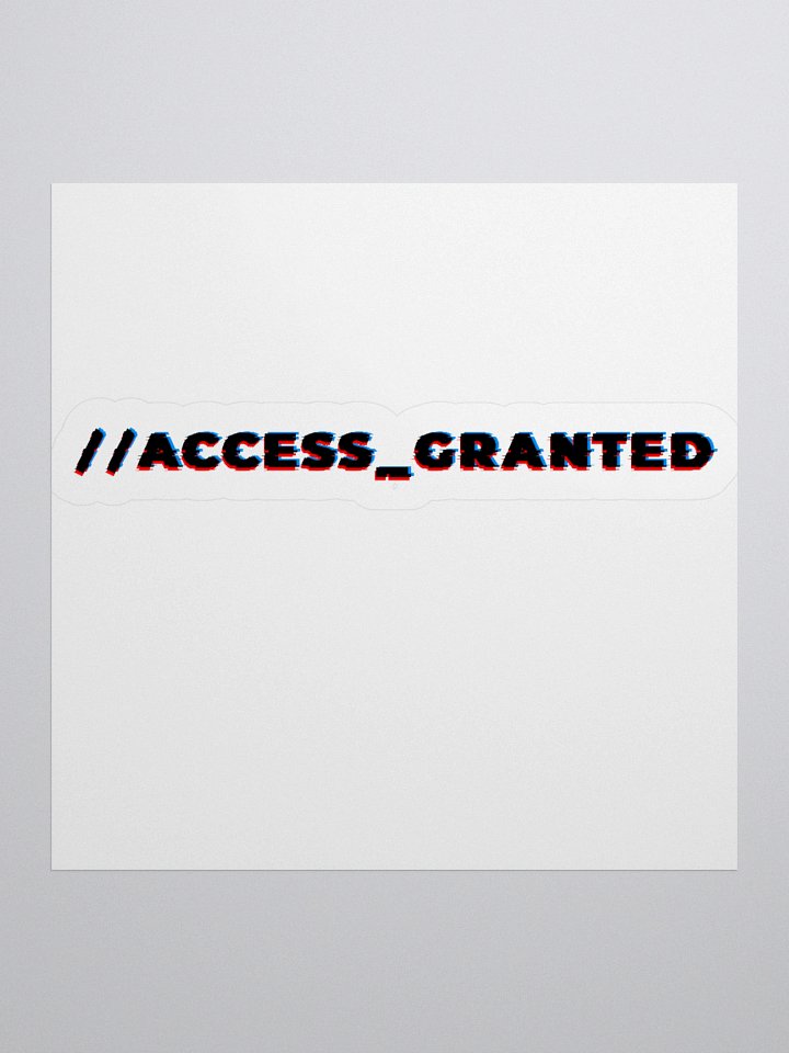 Access Sticker product image (1)