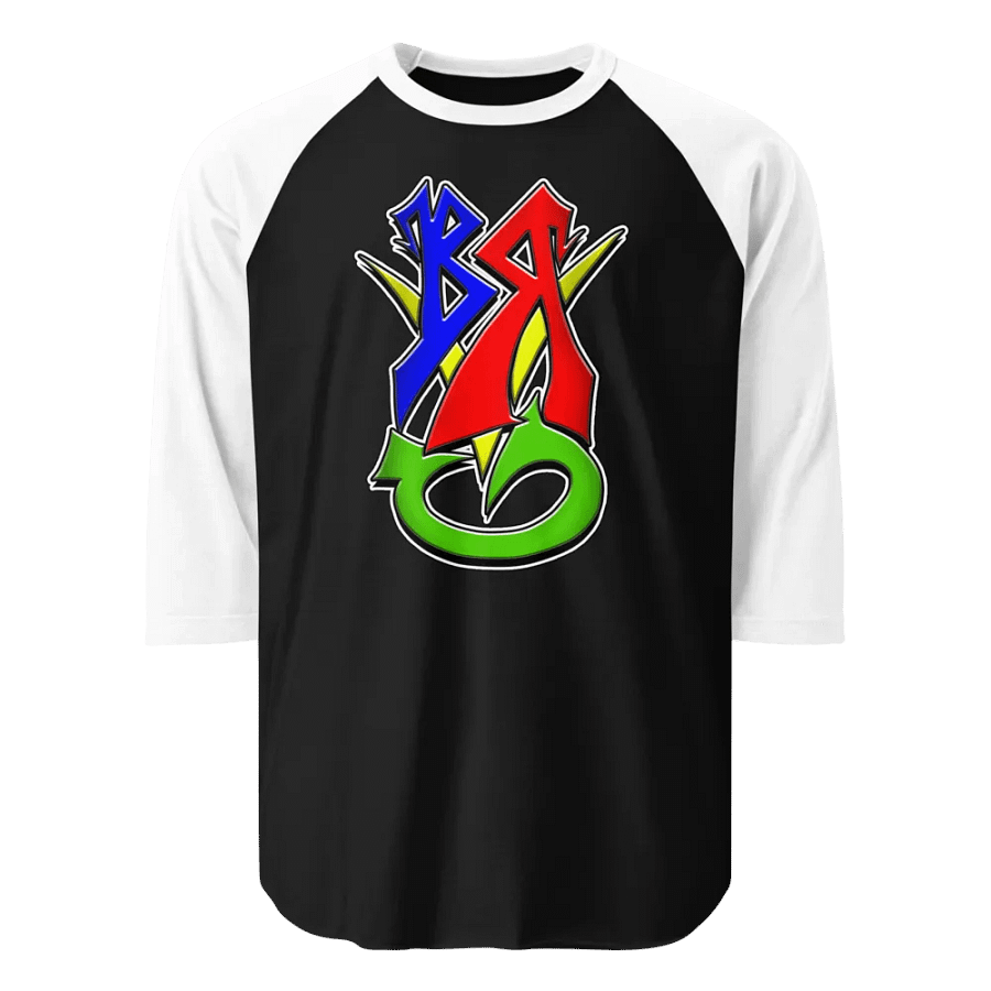 BRVG Graffiti Baseball Raglan Tee product image (1)