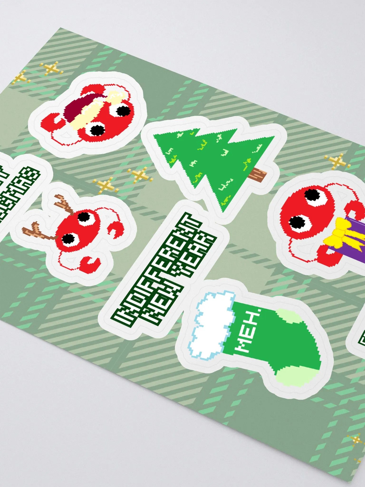 Meh-ry Creggmas Sticker Sheet product image (3)